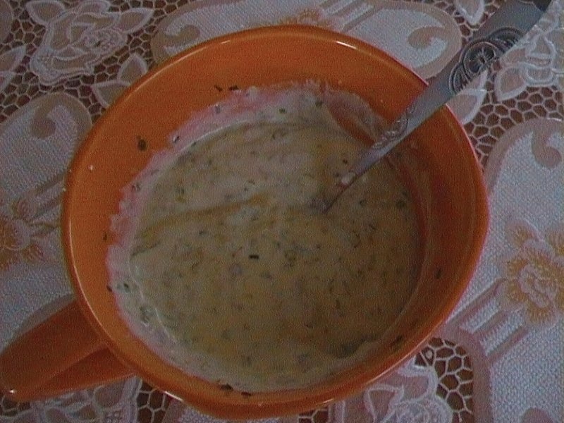 Sos de usturoi verde