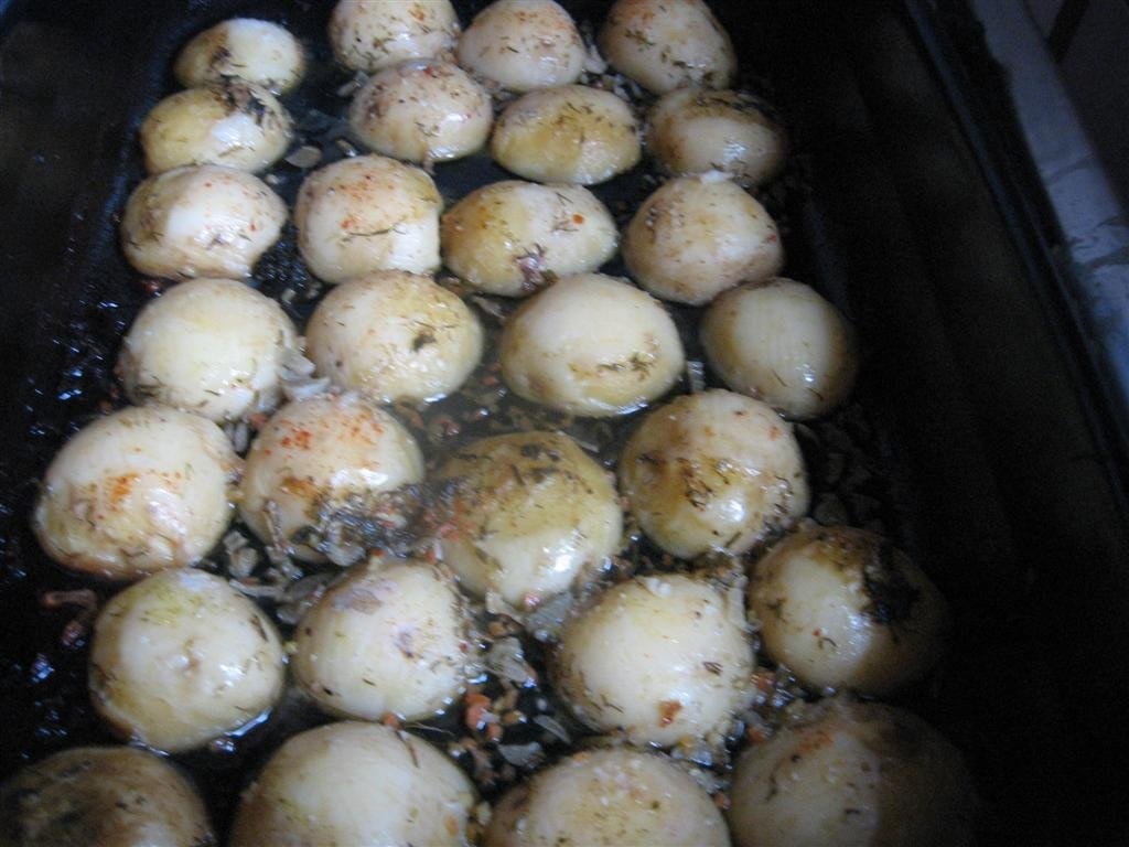 Crap cu marar pe cartofi noi