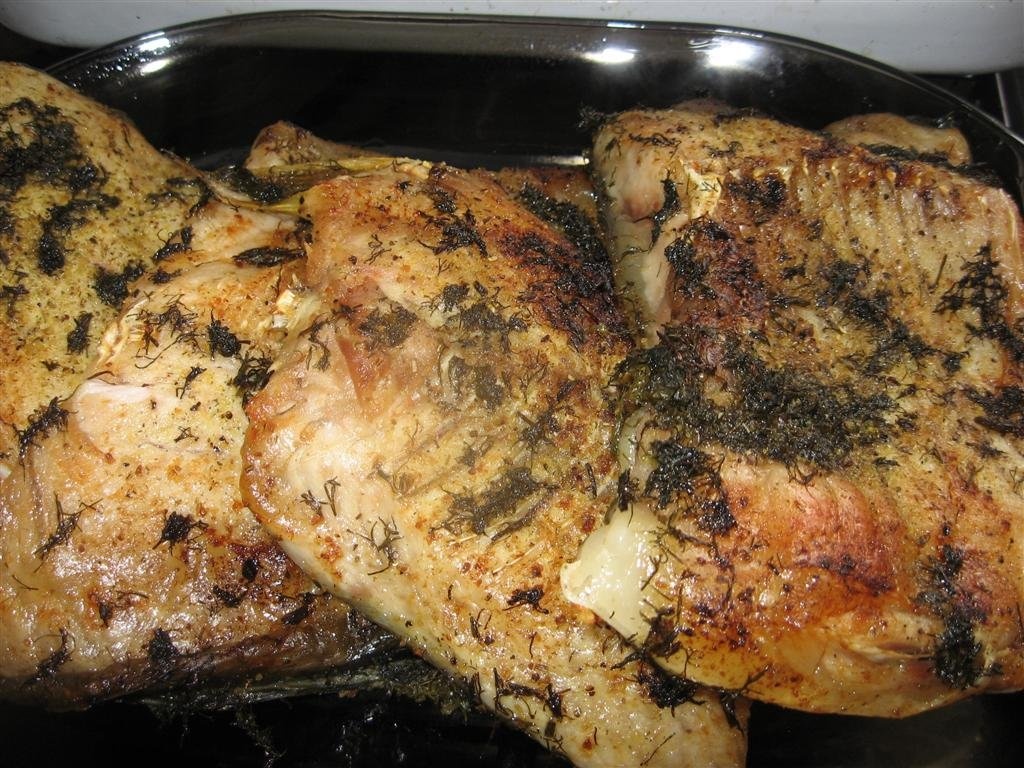 Crap cu marar pe cartofi noi