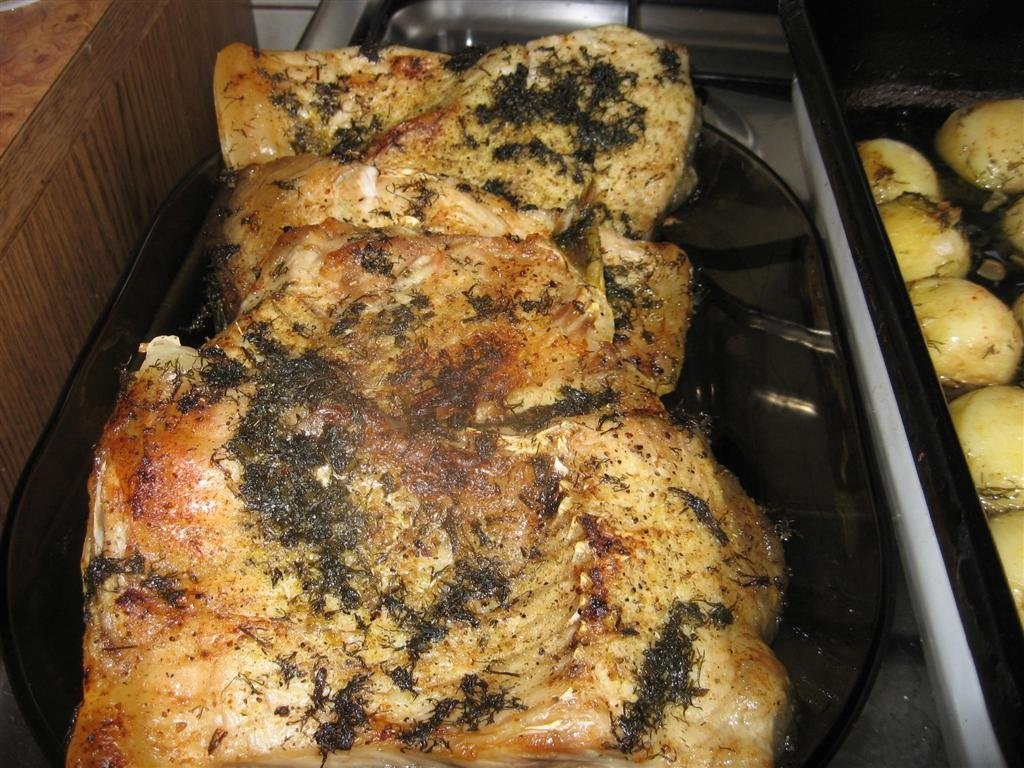 Crap cu marar pe cartofi noi