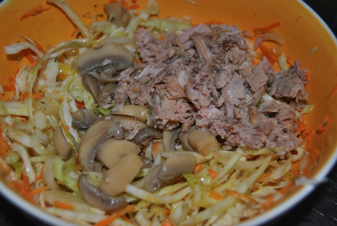 Salatã de varzã á Normandia