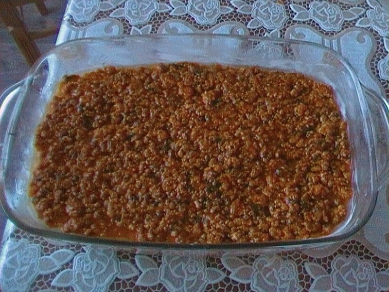 Musaca din piept de pui si legume