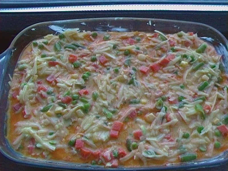 Musaca din piept de pui si legume