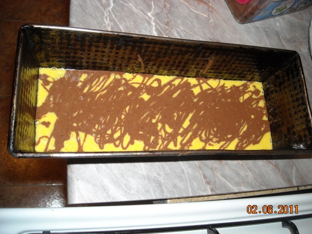 Chec bicolor cu alune