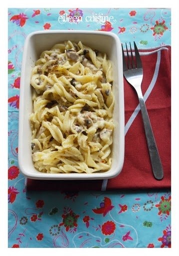 Spaghete Carbonara rețetă cu ciuperci