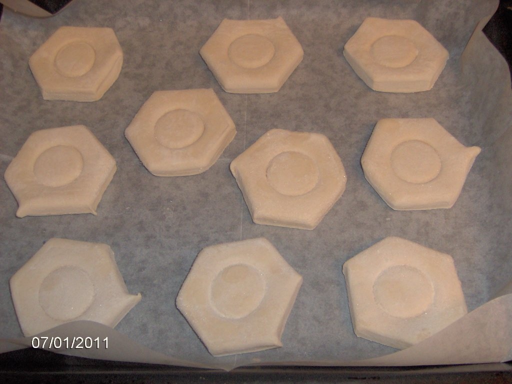 Hexagone cu ciuperci