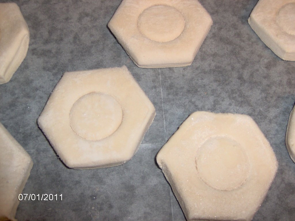 Hexagone cu ciuperci