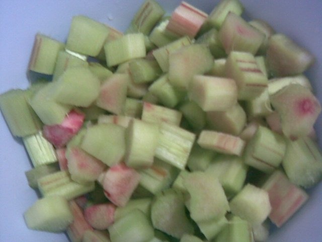 Prajitura cu rubarba