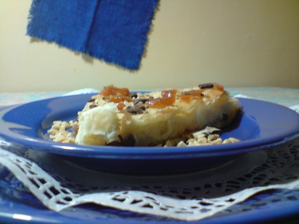 Desert cu crema de iaurt si stafide