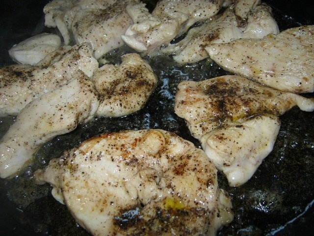 Pui în sos de cidru (reteta Turul Frantei Eurosport 2011)