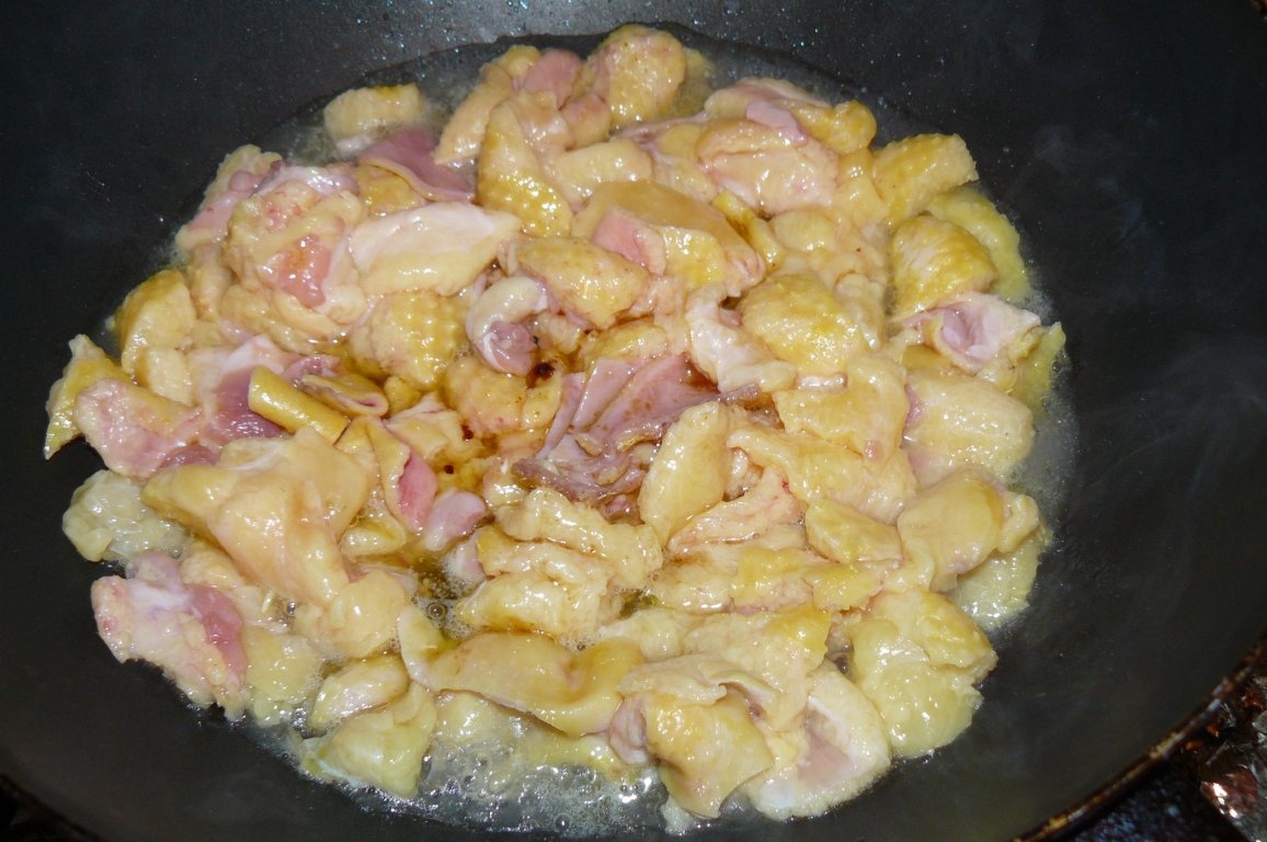 Piept de raţă cu piersici