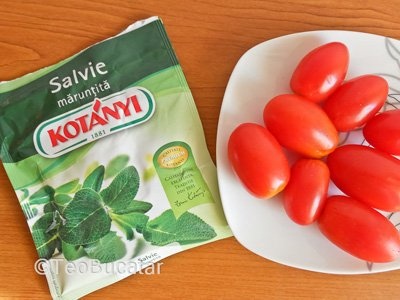 Pui cu salvie si legume