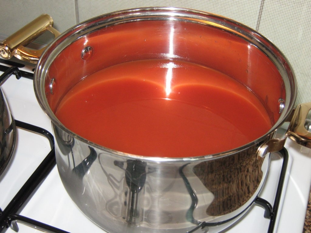 Supa de rosii cu galuste de gris