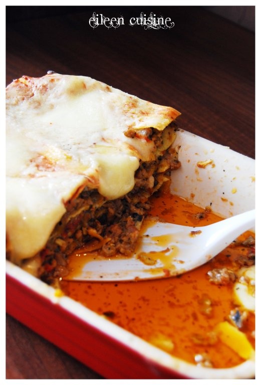 Lasagna traditionala cu ciuperci