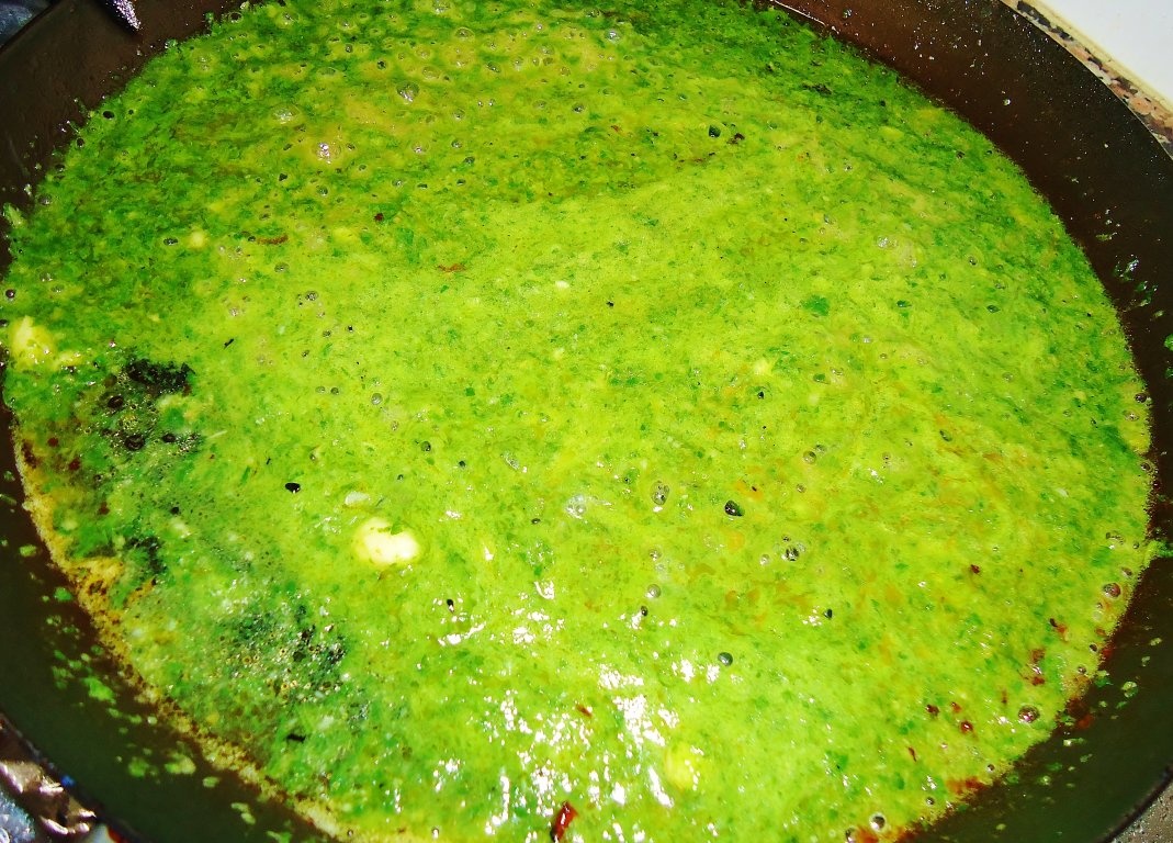 Sepie cu sos verde
