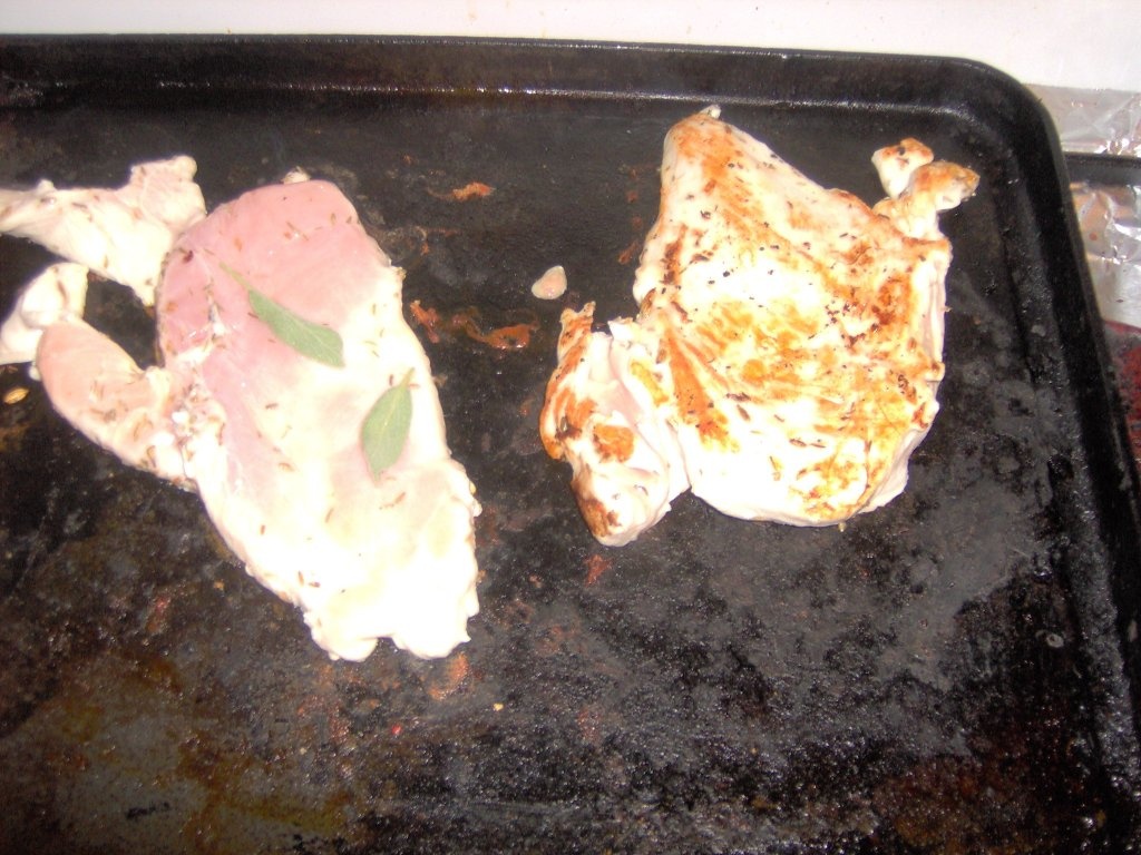 Piept de pui la gratar