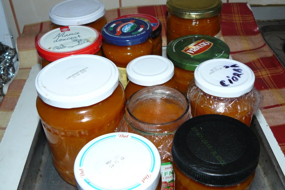 Dulceaţă de caise cu fructoză