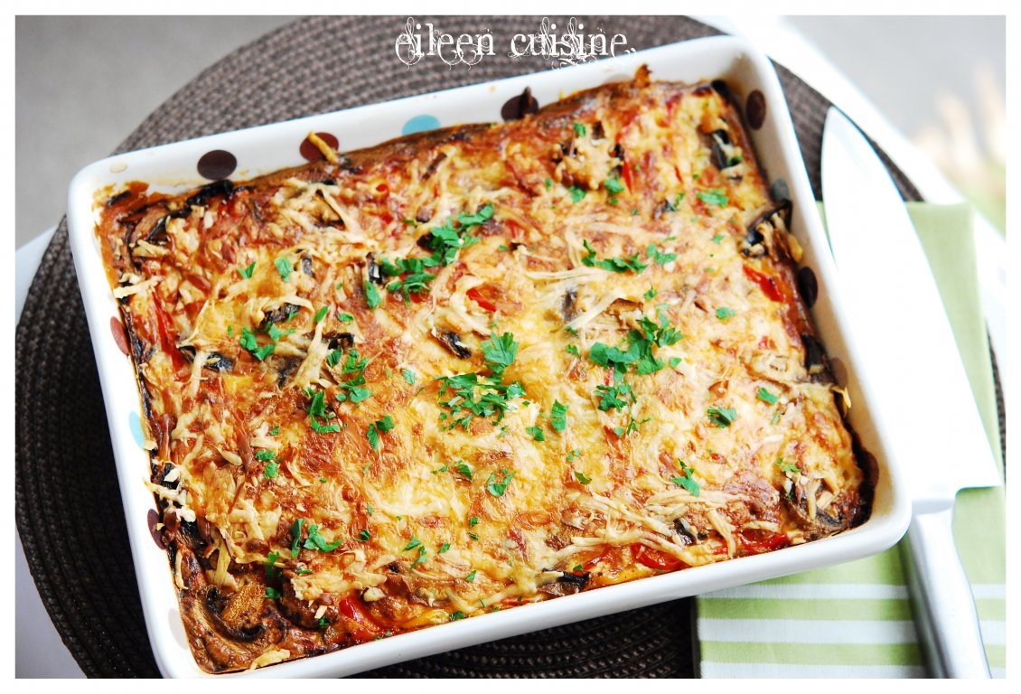 Frittata cu sunca si ardei