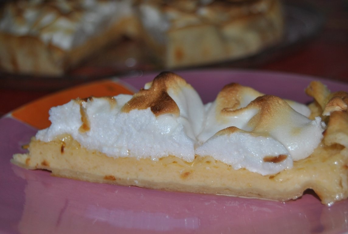 Tartã bezea cu cremã de lamâie - Tarte de limão merengada