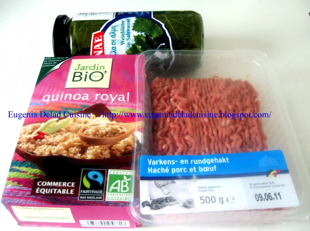 Sarmalute in foi de vita cu carne si quinoa