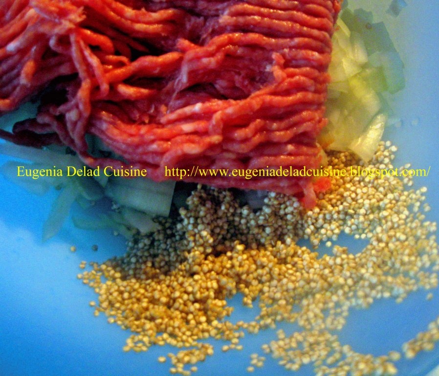 Sarmalute in foi de vita cu carne si quinoa