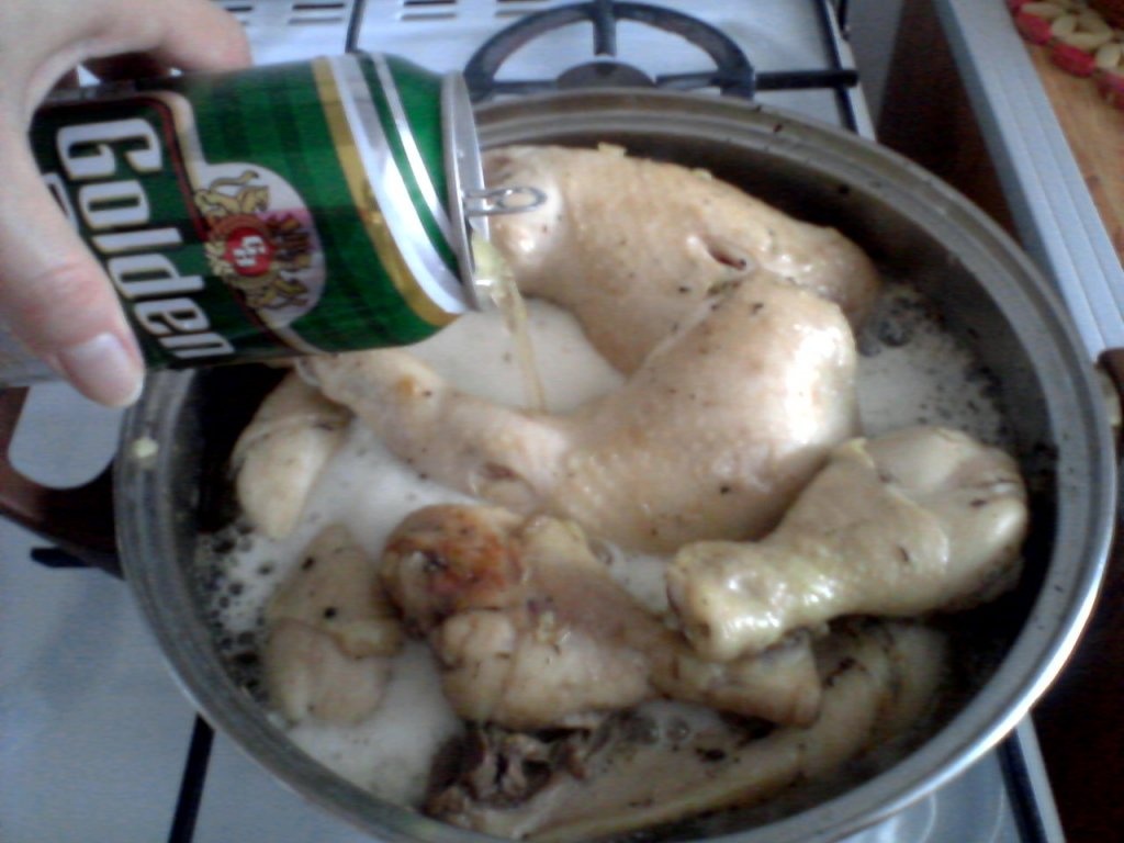 Pui cu bere