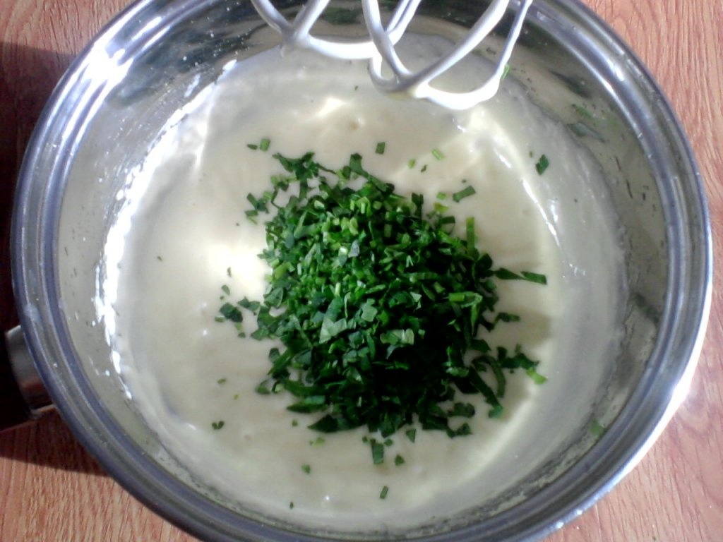 Pui cu sos olandez si varza de Bruxelles