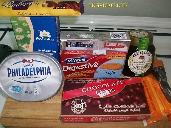 Chocolate chips cheesecake