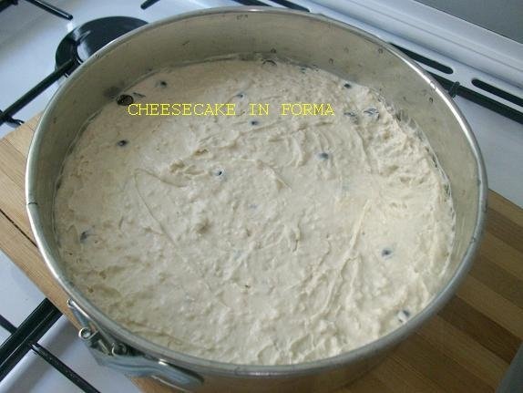 Chocolate chips cheesecake