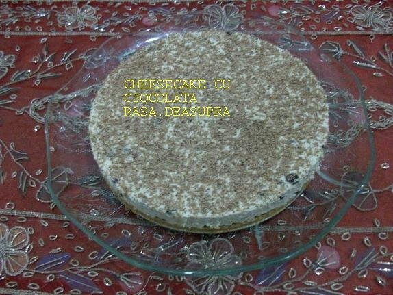 Chocolate chips cheesecake