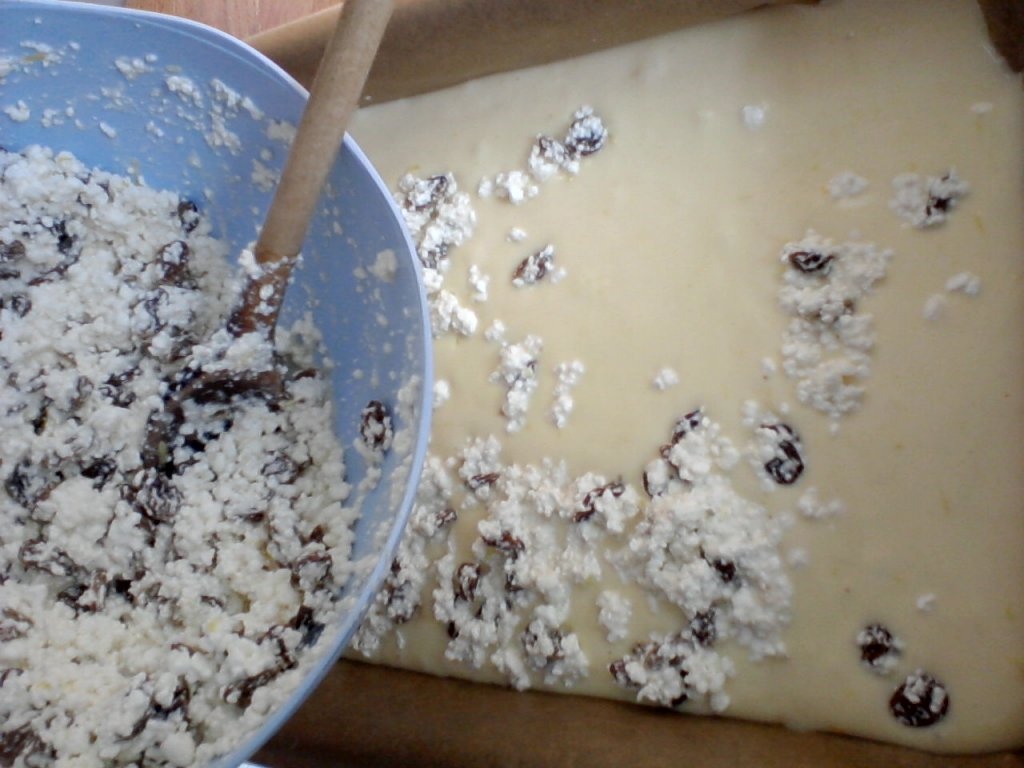 Placinta cu branza si stafide