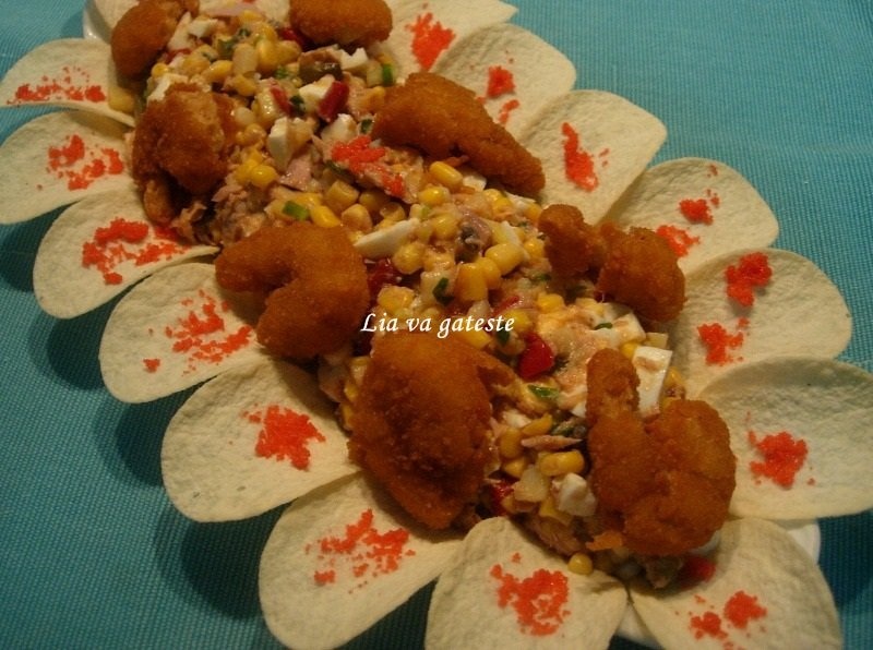 Salata festiva de peste