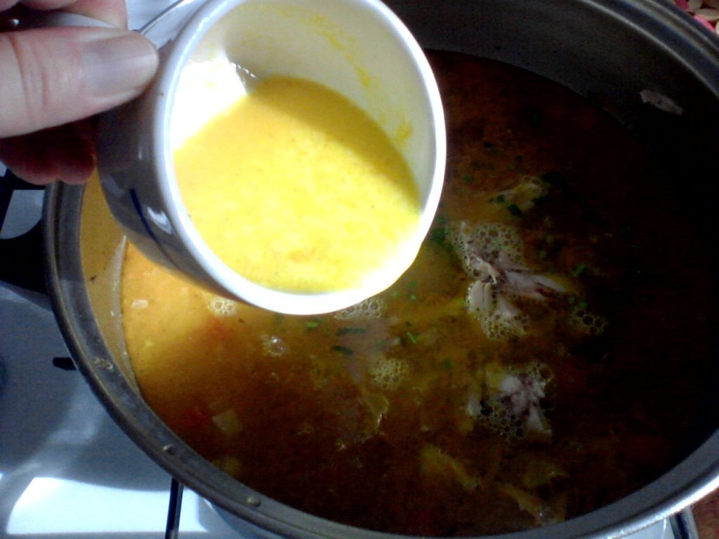 Ciorba "usoara " de pui