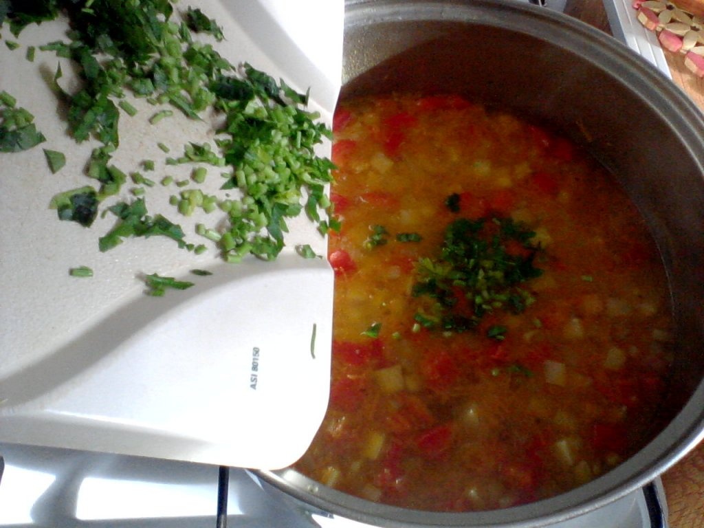 Ciorba "usoara " de pui