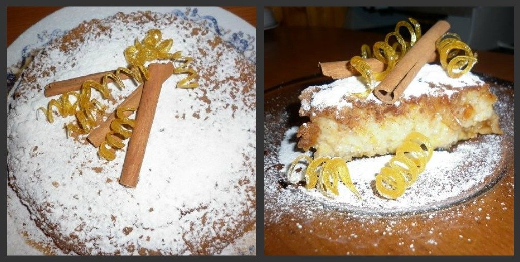 Budinca de orez cu zahar ars