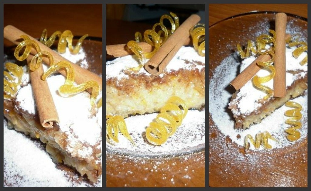 Budinca de orez cu zahar ars