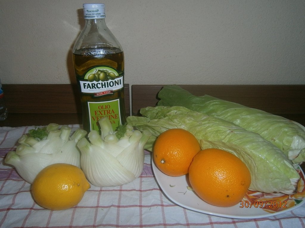 Salata cu finocchio si portocale