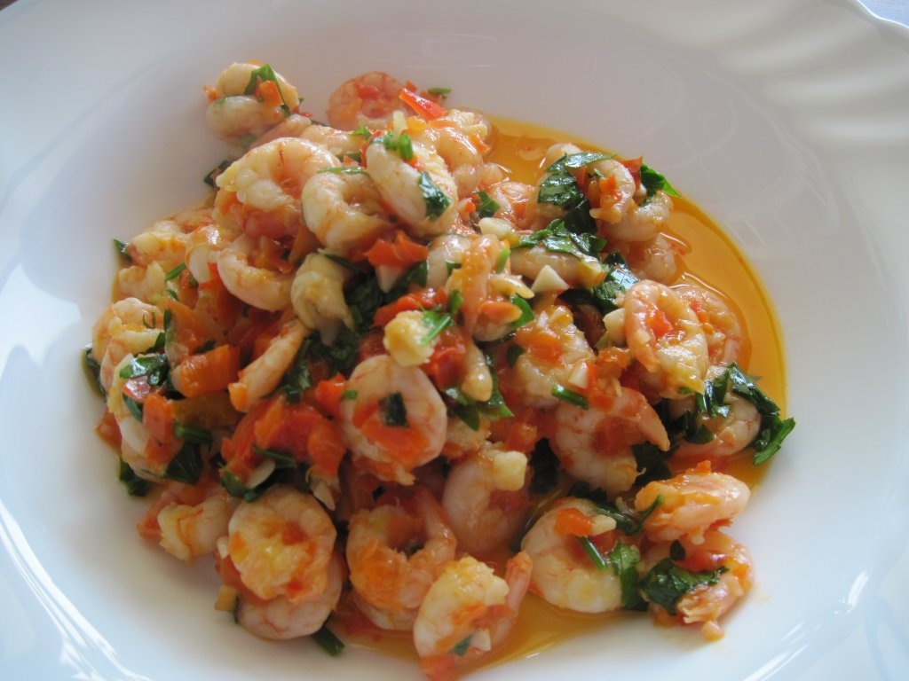 Creveti cu usturoi (reteta GoodFood)