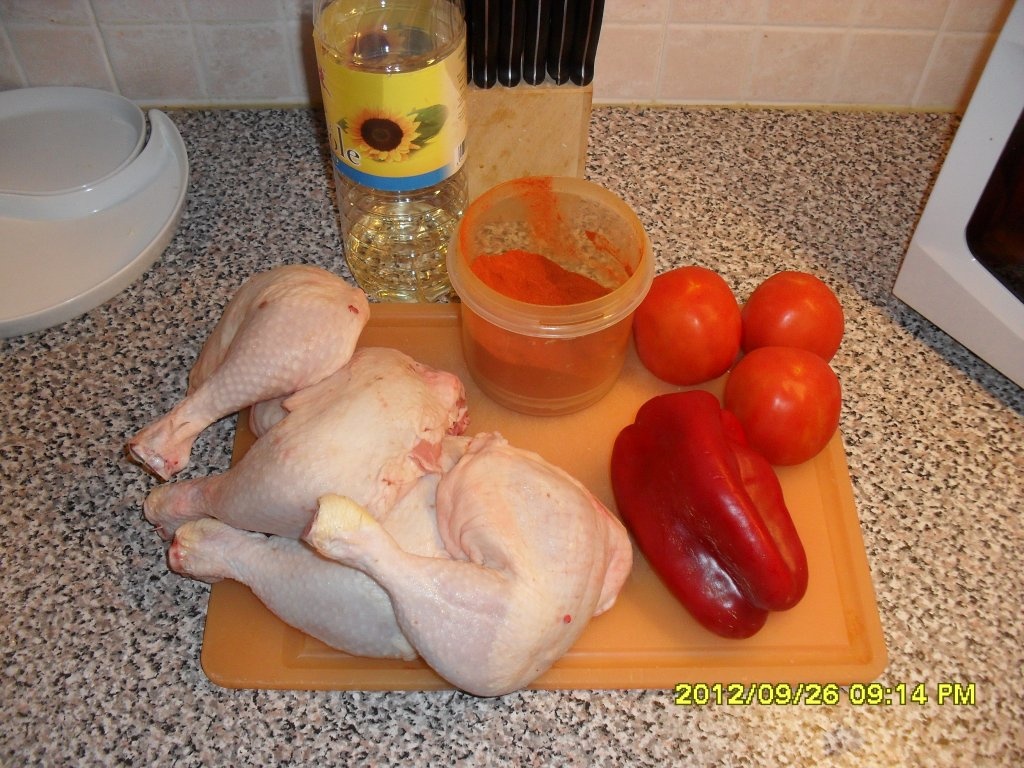 Pulpe de pui in sos picant