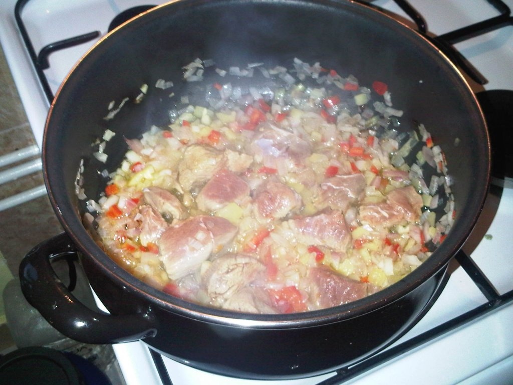 Mancare de mazare cu vita