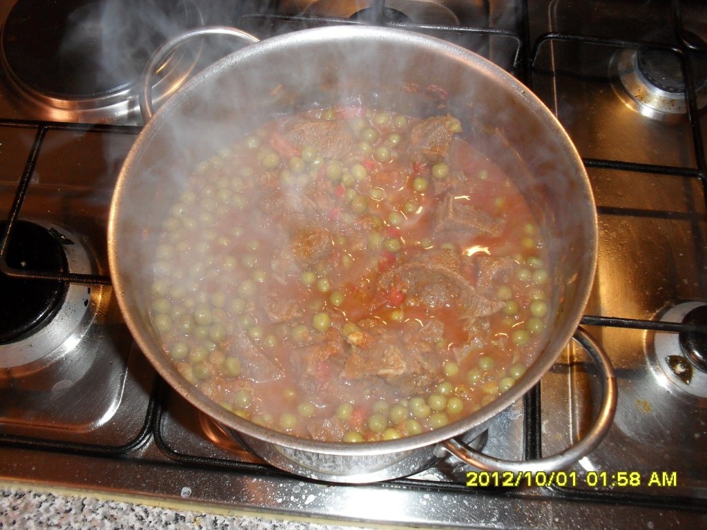 Mazare bob cu carne de vita