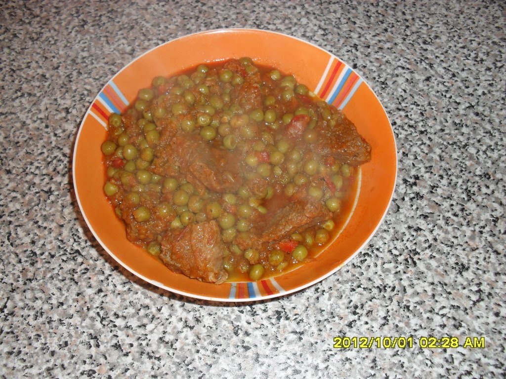 Mazare bob cu carne de vita