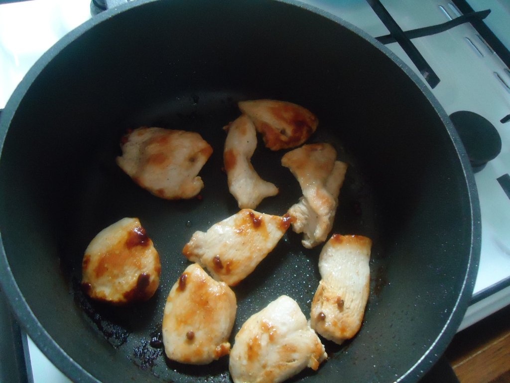 Piept de pui in cuib