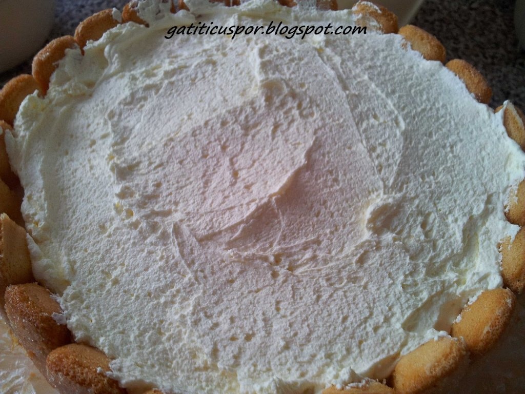 Tort cu piscoturi iaurt si capsune