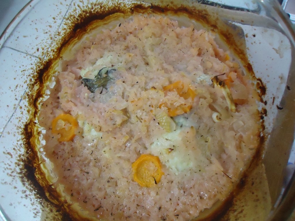 Rulou din merlucius la cuptor