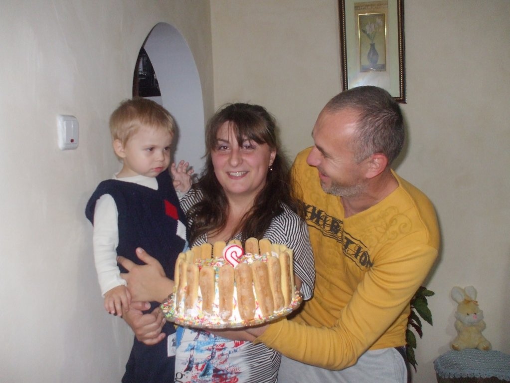 Tort butoi cu crema de vanilie