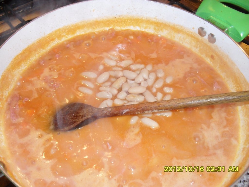 Pasta ai fagioli (Paste cu fasole)
