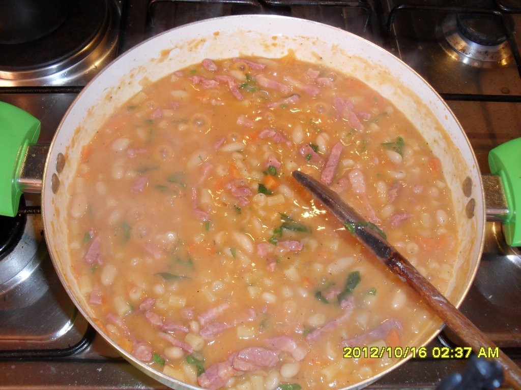 Pasta ai fagioli (Paste cu fasole)