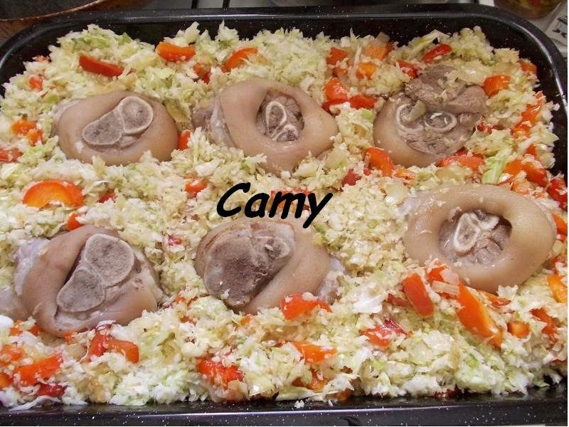 Varza la cuptor cu rasol de porc