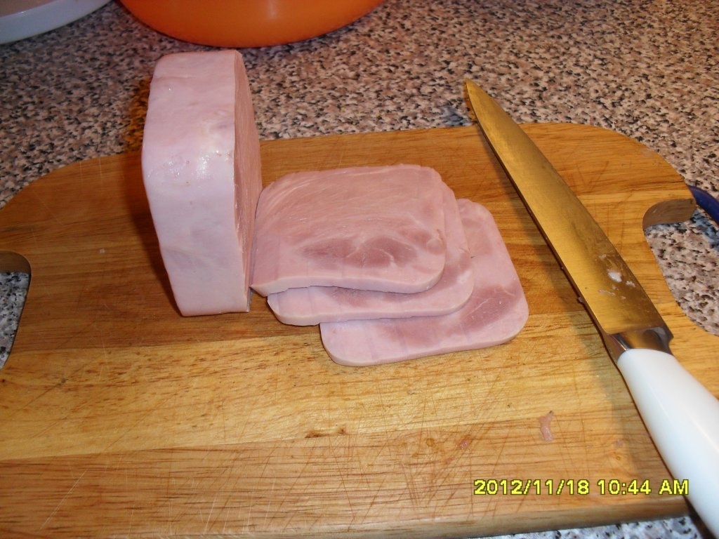 Portofele din muschi de porc cu sunca si cascaval